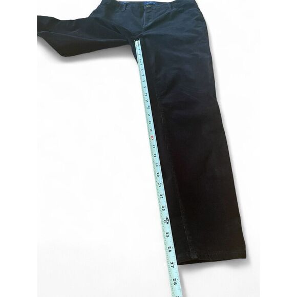 TALBOTS Corduroy Black Women's Sz 10 High-Waist Jegging Ankle Pants Jeans - Picture 8 of 8